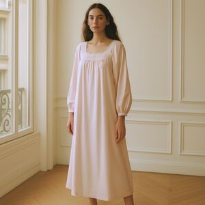 Vintage Nightgown Pale Pink Boho Cottagecore Coquette Romantic Feminine Babydoll